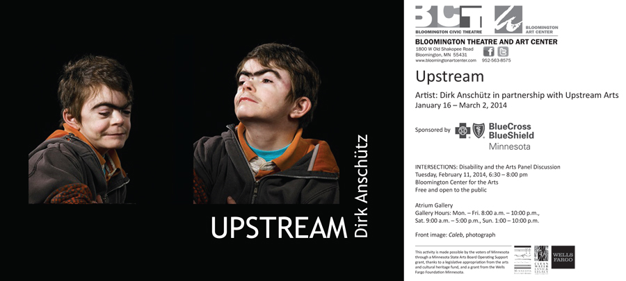Postcard for Upstream Exhibit at BTAC
