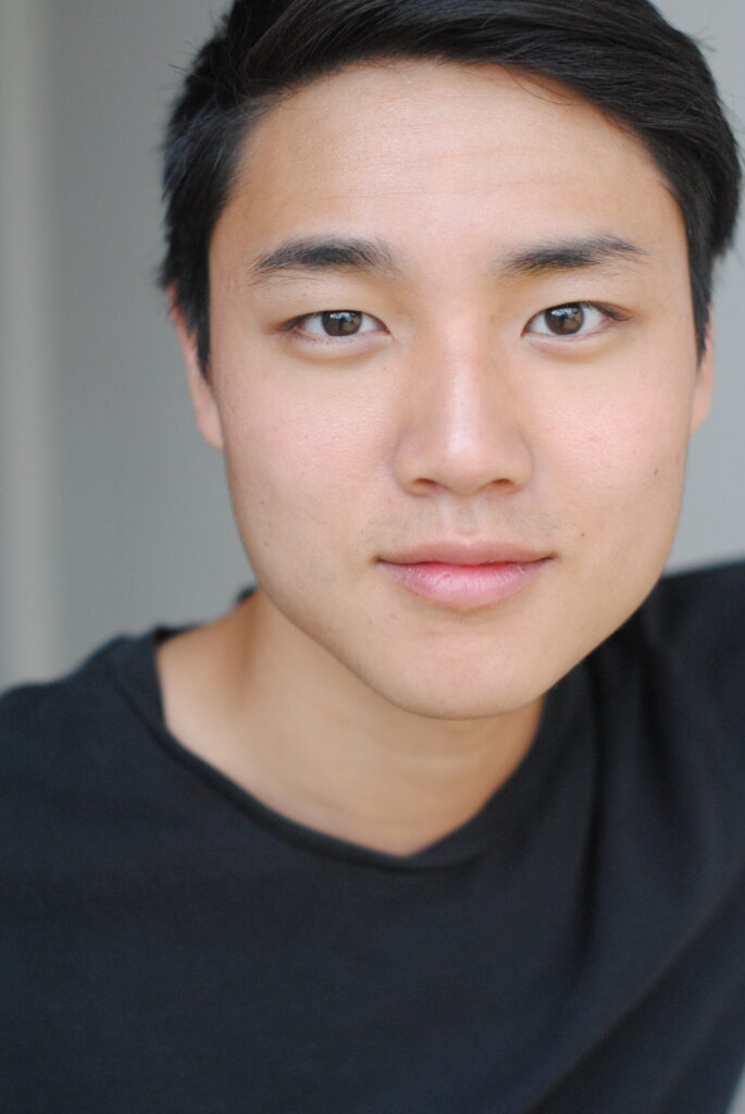 Asian American male with black hair